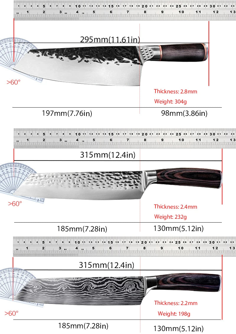 Couteau à lame Santoku